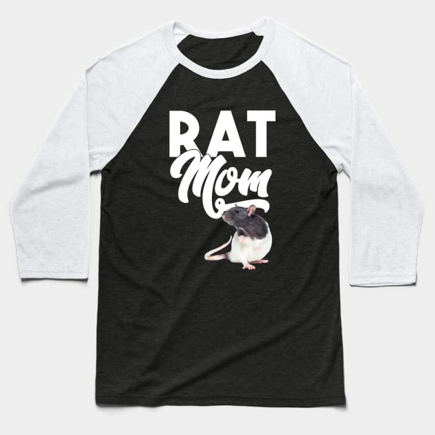 Rat - Rat Mom Baseball T-Shirt by Kudostees